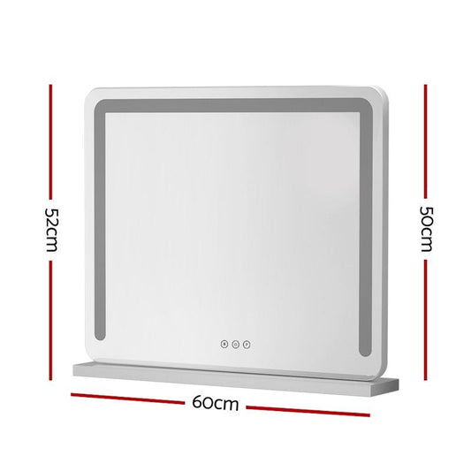 Embellir Hollywood Vanity Makeup Mirror with LED Light - 60x50cm