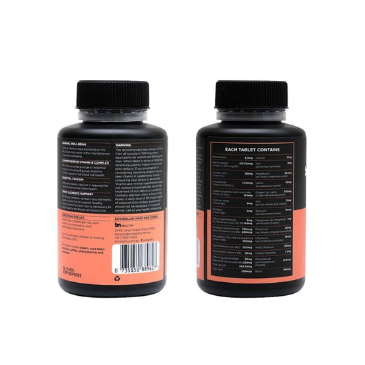 BN Healthy Chews Orange - Chewable Multivitamin 60 Tablets - Daily Nutritional Support