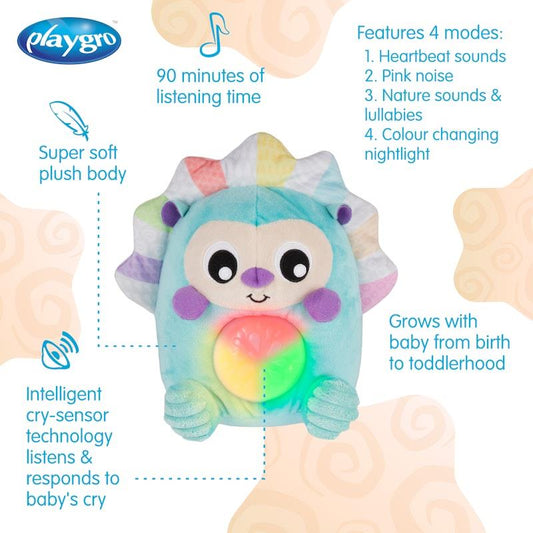 Playgro Dreamtime Soothing Sounds and Lights Hedgehog-Auzzi Store