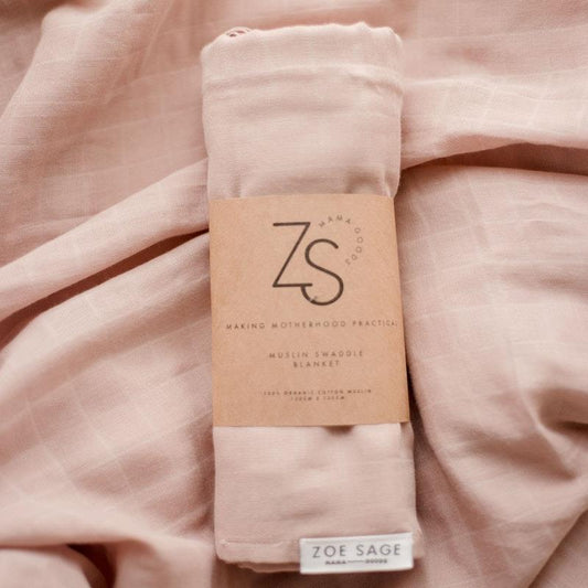 Zoe Sage Organic Muslin Swaddle Wrap - Sunset (1pc) – view 2