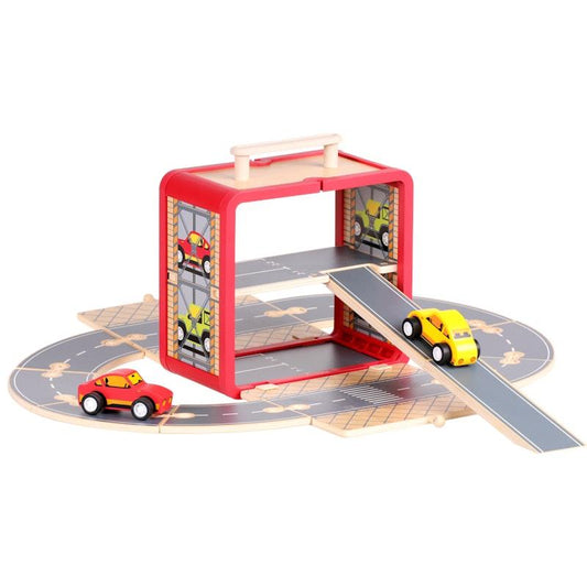 Riababy Wooden Car Set - 1 Unit