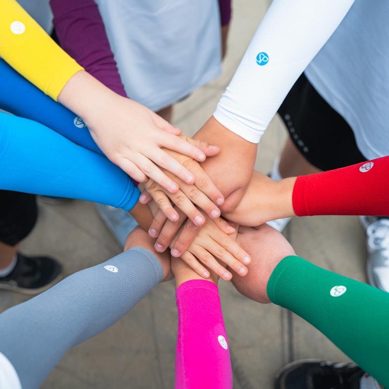 SParms UPF50+ Everyday Sleeves for Kids - One Size - Royal Blue