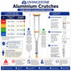 Livingstone Adjustable Aluminium Underarm Crutches - 74-94cm (1 Pair) – view 2 - Auzzistore