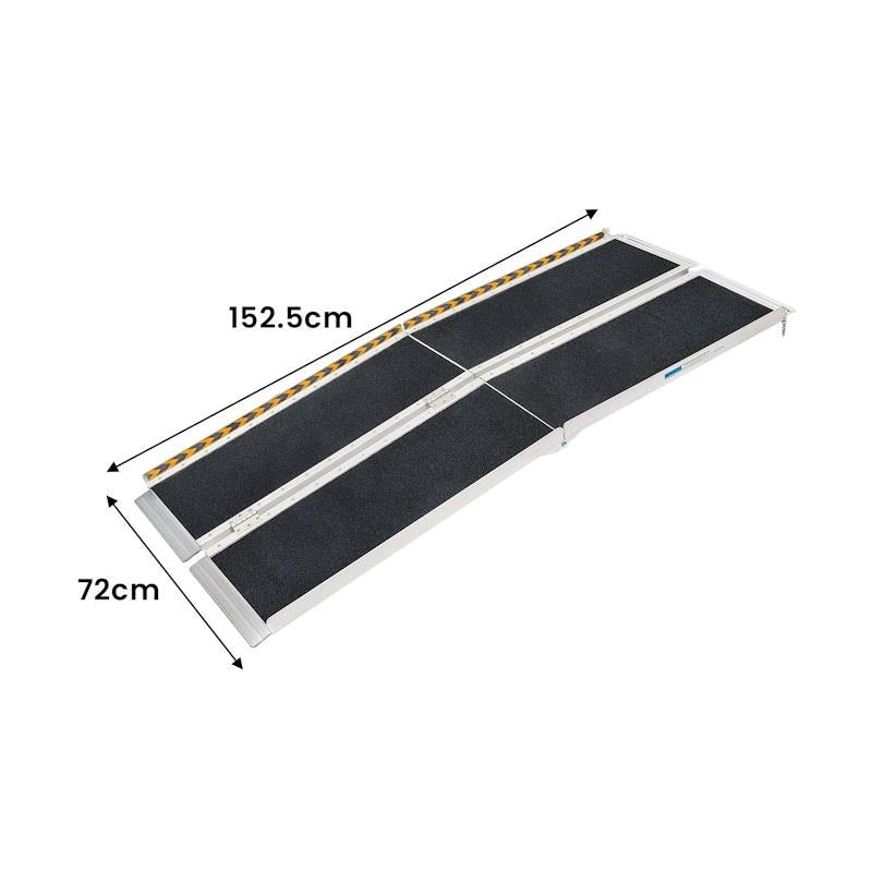Kartrite 5 Feet High-Grip Aluminium Portable Wheelchair Ramp R03