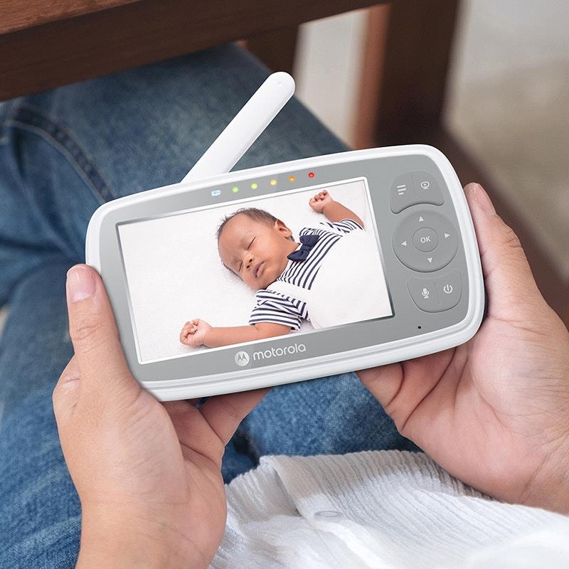 Motorola VM44 Connect 4.3" Wi-Fi Video Baby Monitor 1pc - Stay Connected with Your Baby