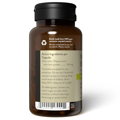 Nature's Sunshine Slippery Elm Capsules 100ct – Ulmus rubra Extract 360mg