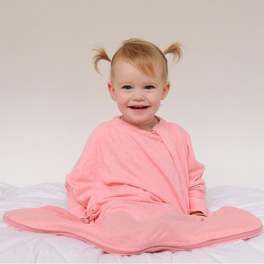 Baby Loves Sleep Hands In & Out 'Cool' - Candy Pink (Summer) 6-12M – view 2 - Auzzistore
