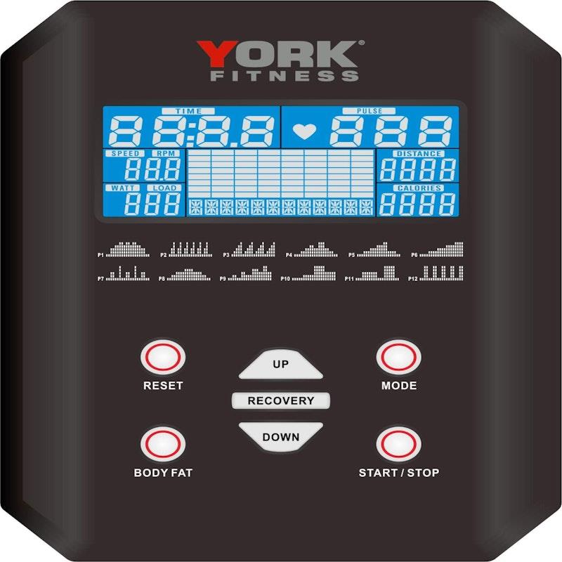 York C415 Upright Exercise Bike - One Size