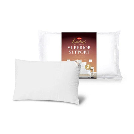 Tontine Luxe Superior Support Sleeping Pillow - High & Firm 2PK Set