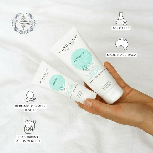 Natralus My Little One Happy Bottom Nappy Barrier Cream Bundle - Gentle Care for Delicate Skin – view 2 - Auzzistore