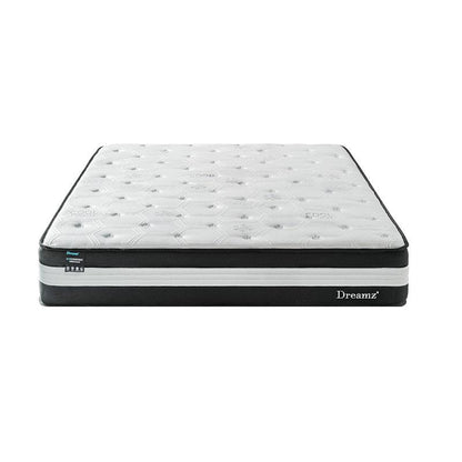 DreamZ Cooling Pocket Spring Mattress - Euro Top Foam 25cm Single