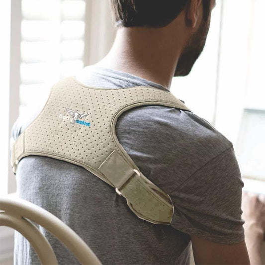 BodyAssist Posture Correction Strap - Beige One Size: Improve Your Posture – view 2