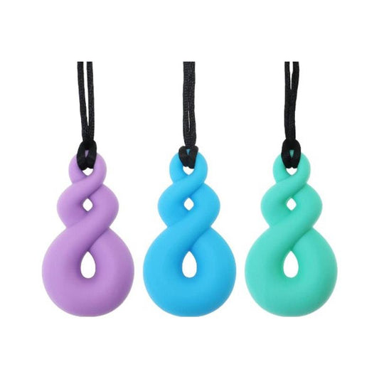 Sensory Safari Twisted Blue Sensory Necklace - Focus and Calmness