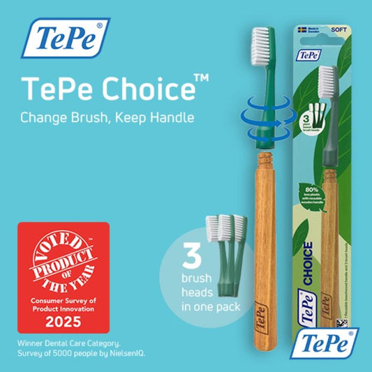 TePe Toothbrush Choice - 3 Brush Heads