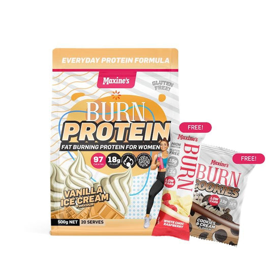 Maxine's Burn Protein Starter 500g - Vanilla Ice Cream Flavor