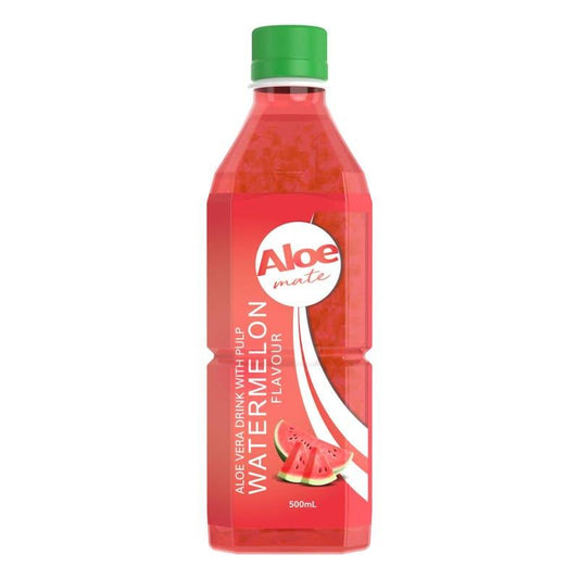 Aloe Mate Aloe Vera Drink 500mL Watermelon - 20 Pack – view 2 - Auzzistore