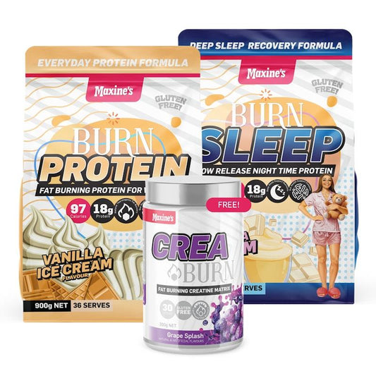 Maxine's Burn Lean & Tone 900g - Vanilla Ice Cream Flavor