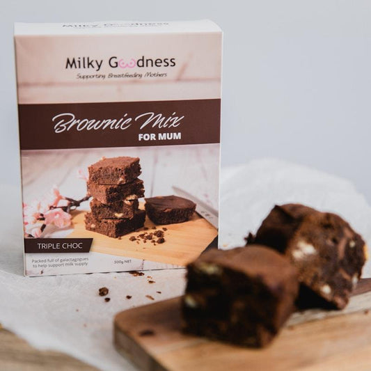 Milky Goodness Triple Chocolate Brownie Mix 500g - A Delicious Lactation Treat