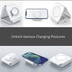 PLUGD 3-in-1 Wireless Charging Foldable Station for Apple MagSafe – view 2 - Auzzistore