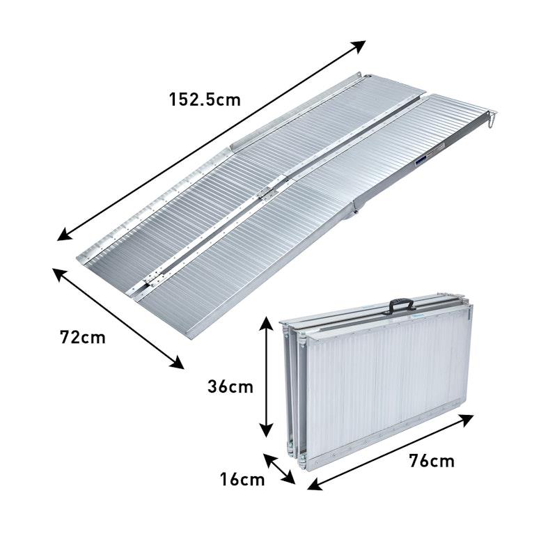 Kartrite 5 Feet Aluminium Portable Wheelchair Ramp R02