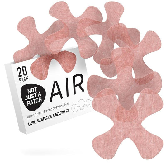 Not Just a Patch AIR X-Mini Patches for Freestyle Libre and Medtronic - Multicolour 20pk - Ultimate CGM Protection