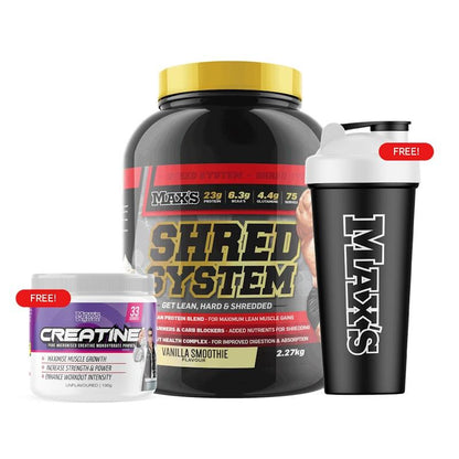 MAX'S Shred System 2.27kg - Vanilla Smoothie Flavor
