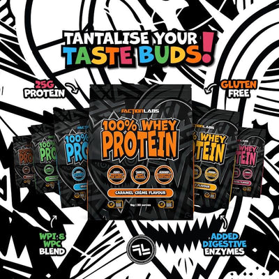 Faction Labs 100% Whey Protein - 30 Serves Caramel Creme