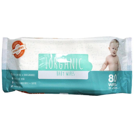 Livingstone Unscented Alcohol-Free Baby Wipes - 80 Wipes Pack