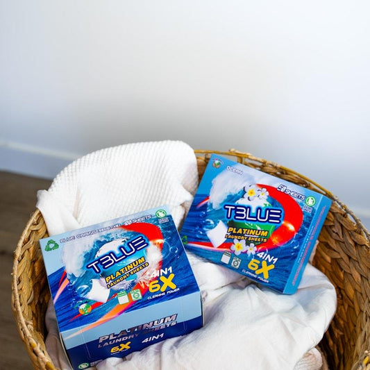 TBLUE Ocean Laundry Detergent Sheets - Pack of 50