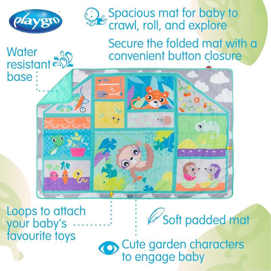 Playgro In My Garden Take-Along Play Mat - 1 Piece-Auzzi Store