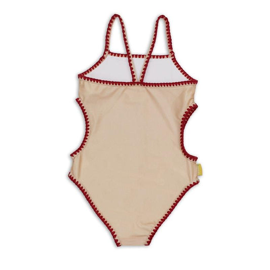 tyoub Kids Embroidered Swimsuit - Vanilla Fire Bird Print (4 Years)