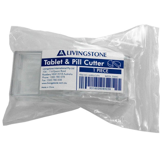 Livingstone Tablet Pill Cutter - 2 Compartments, 1 Unit
