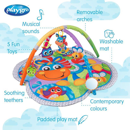 Playgro Clip Clop Musical Activity Gym - 1 Piece for Sensory Development-Auzzi Store
