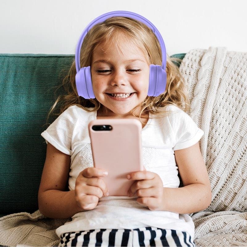 Laser ANC Kids Wireless Headphones - Volume-Limited in Lilac-Auzzi Store