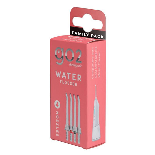 GO2 Dentagenie Water Flosser Replacement Nozzle Family Pack - 4 Pack – view 2