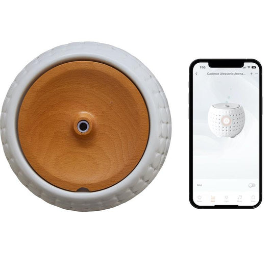 Ellia Cadence Ultrasonic WiFi Diffuser - White – view 2 - Auzzistore