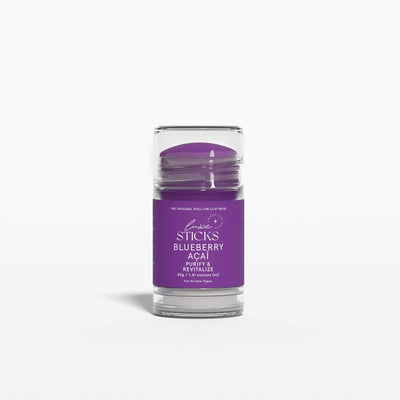 LuxeSticks Blueberry Acai Clay Stick 40g - Natural Skin Revitalizer