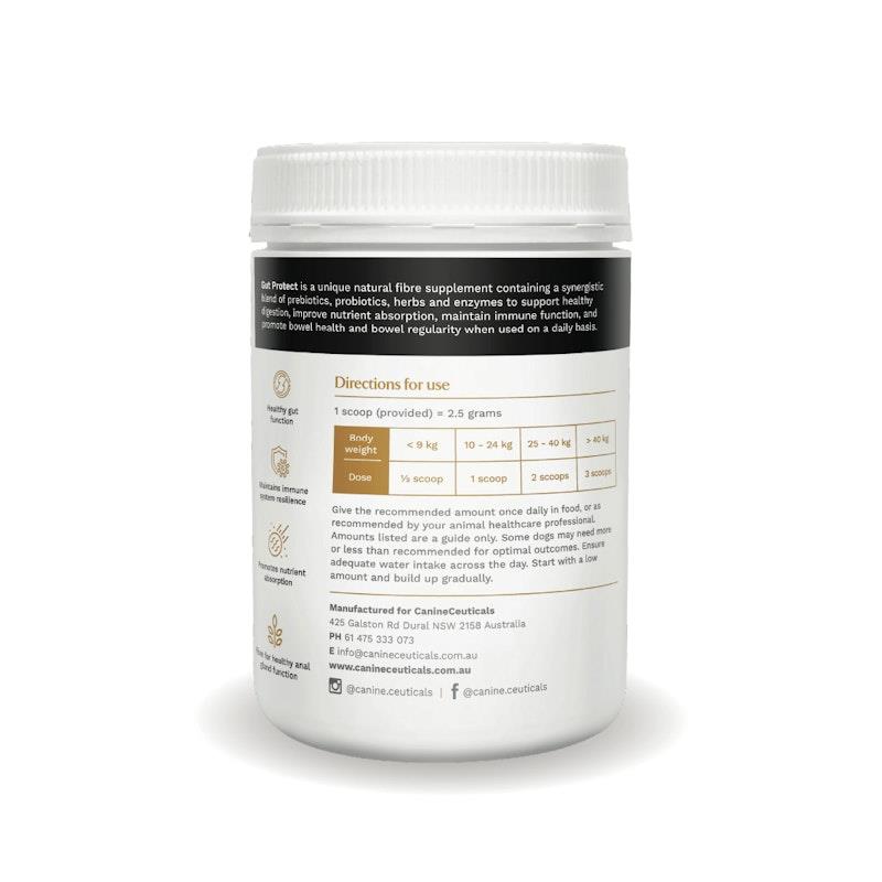 CanineCeuticals Gut Protect 200g - Natural Digestive Support