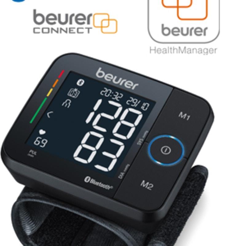 Beurer BC54 Bluetooth Wrist Blood Pressure Monitor 1 Unit-Auzzi Store
