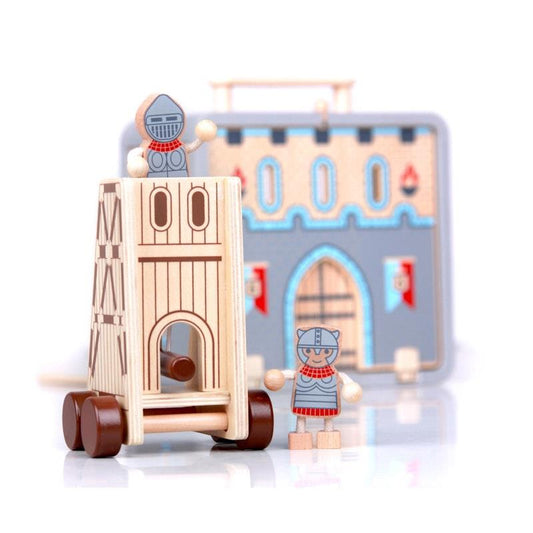 Riababy Wooden Castle Set - 1 Unit