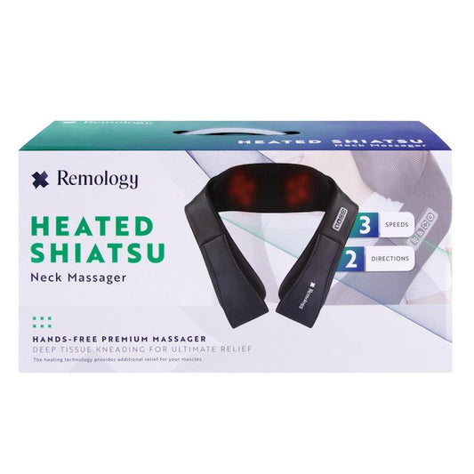 Remology Heated Shiatsu Neck Massager 1pc - Ultimate Muscle Relief – view 2 - Auzzistore