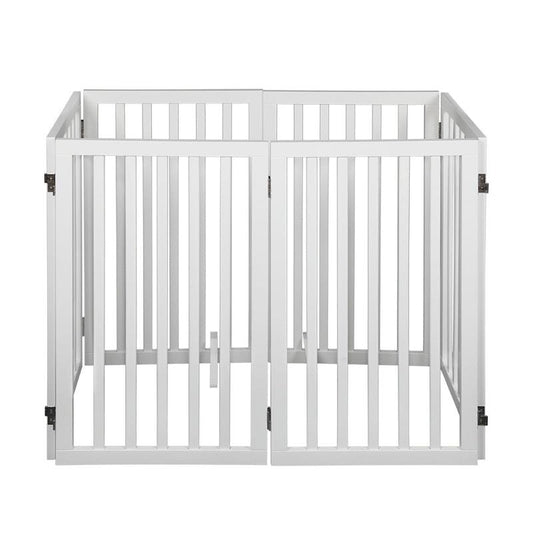 PaWz Wooden Pet Gate - 6 Panel Dog Safety Barrier – view 2