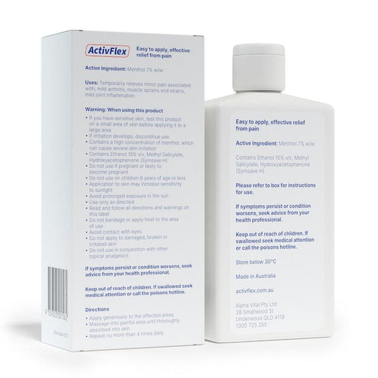 ActivFlex Pain Relief Gel 125ml - Dual-Action Muscle & Joint Relief-Auzzi Store