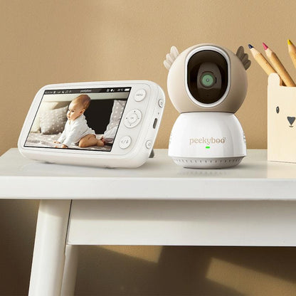 Peekyboo Baby Monitor & 2K Camera Pack - Stay Connected with Your Baby