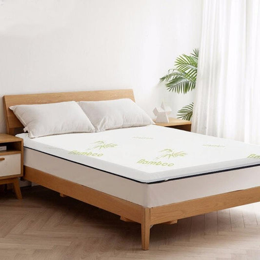 Clevinger 6cm Bamboo-Infused Memory Foam Mattress Topper - Double Size
