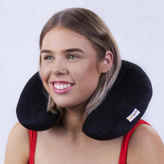Flightmode Deluxe Microbead Travel Pillow - Ultimate Comfort for Travelers – view 2 - Auzzistore