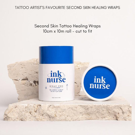Ink Nurse Tattoo Aftercare Second Skin Film Wrap Pro - 10M x 10CM
