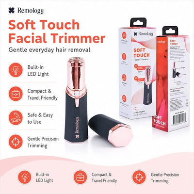Remology Soft Touch Facial Trimmer with LED - 1 Unit