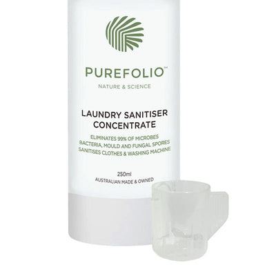 Purefolio Laundry Sanitiser Concentrate Spray 250ml - Eliminate Bacteria & Mould