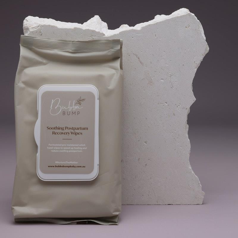 Bubba Bump Postpartum Witch Hazel Recovery Wipes 2 Pack - Soothing Relief for New Moms